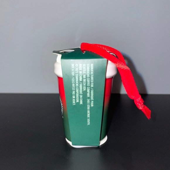 Starbucks Holiday 2021 Cold Cup & Ceramic Ornament set - EXTREMELY RARE HTF - Picture 3 of 4